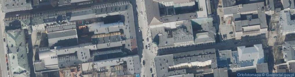 Zdjęcie satelitarne Aleja Gwiazd w Łodzi