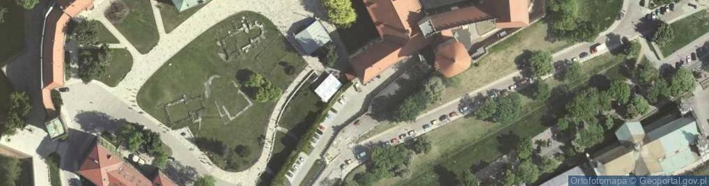 Zdjęcie satelitarne Baszta Tęczyńska