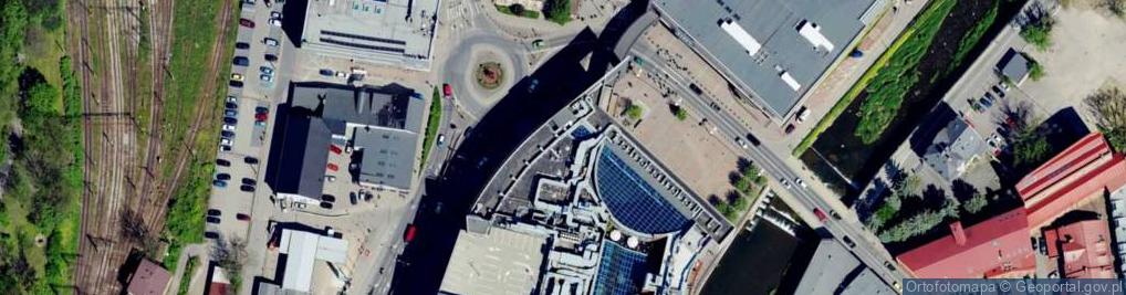 Zdjęcie satelitarne Bolek i Lolek z globusem