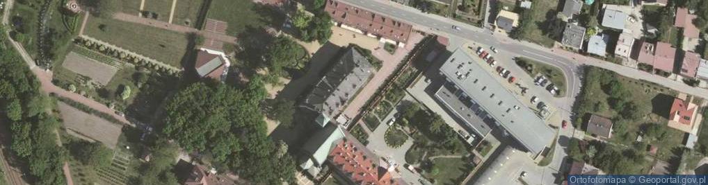 Zdjęcie satelitarne Cela w której mieszkała Siostra Faustyna