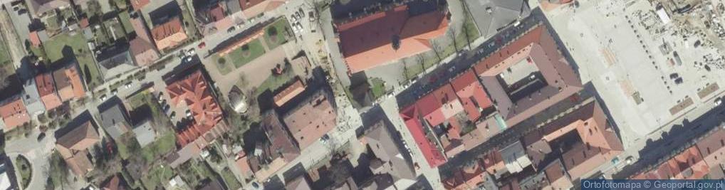 Zdjęcie satelitarne Drewniana Dzwonnica z XV w.