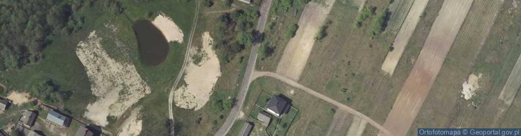 Zdjęcie satelitarne Głaz narzutowy Pozostałość