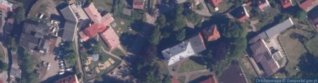 Zdjęcie satelitarne Gmach Zespołu Szkół im. J. H. Dąbrowskiego
