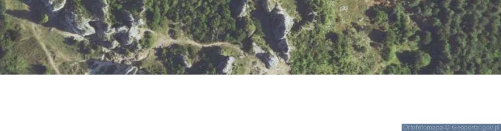 Zdjęcie satelitarne Góra Zborów