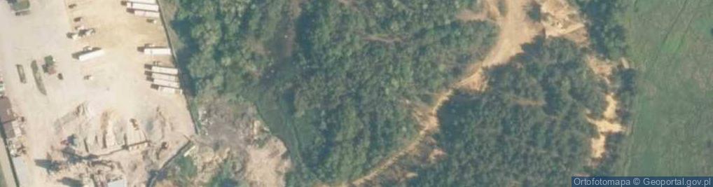Zdjęcie satelitarne Hałda popłuczkowa po kopalni rud cynku i miedzi Matylda