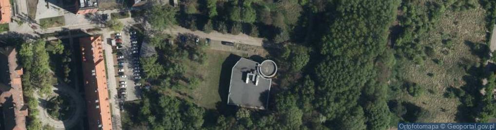 Zdjęcie satelitarne Humanitarium - Ogrody Doświadczeń