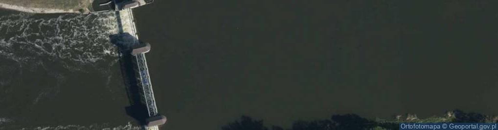 Zdjęcie satelitarne Jaz Rędziński