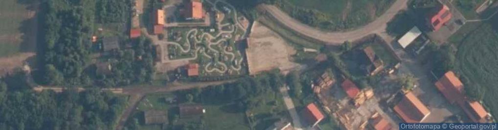 Zdjęcie satelitarne Kaszubski Park Miniatur