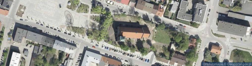 Zdjęcie satelitarne Kolegiata św.Mikołaja i Wojciecha