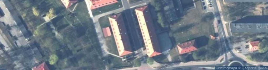 Zdjęcie satelitarne Koszary poniemieckie