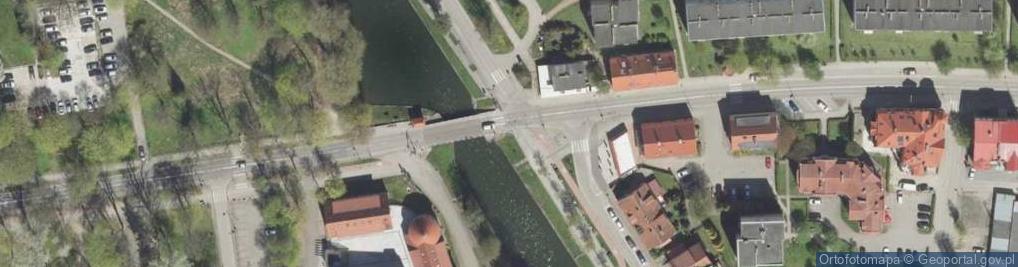 Zdjęcie satelitarne Most obrotowy