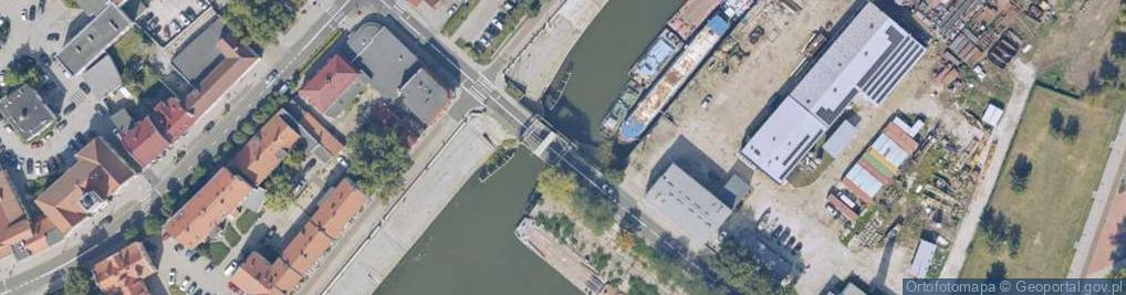 Zdjęcie satelitarne Most podnoszony