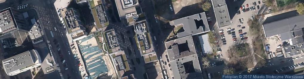 Zdjęcie satelitarne Mur getta