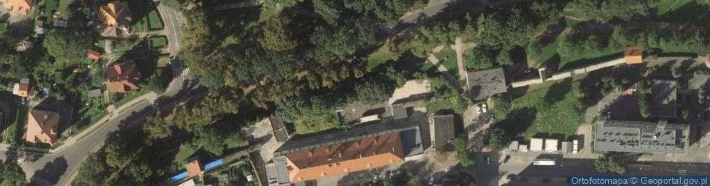 Zdjęcie satelitarne Mur historyczny