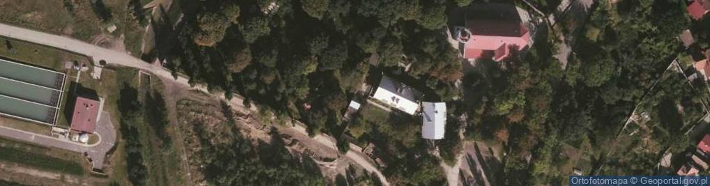 Zdjęcie satelitarne Mur historyczny