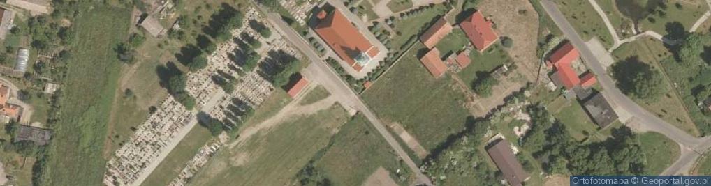 Zdjęcie satelitarne Mur historyczny