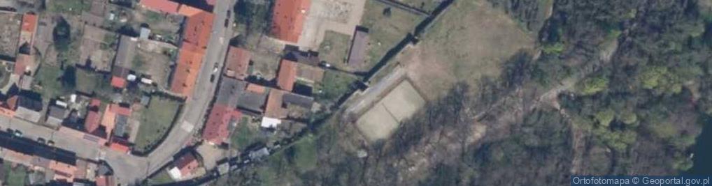 Zdjęcie satelitarne Mur historyczny