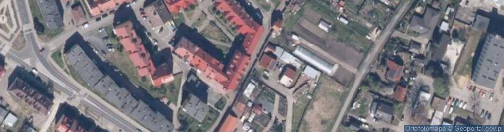 Zdjęcie satelitarne Mur historyczny