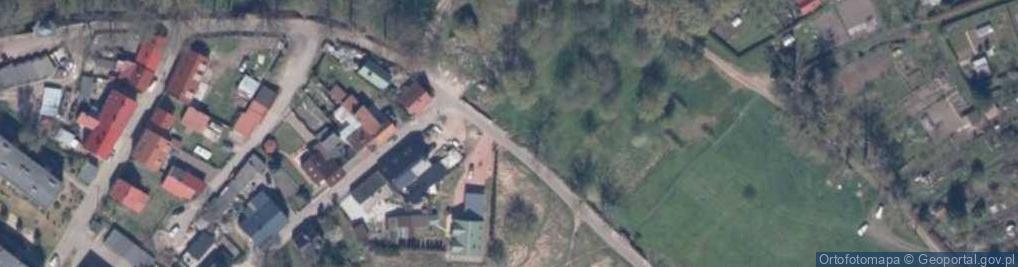 Zdjęcie satelitarne Mur historyczny
