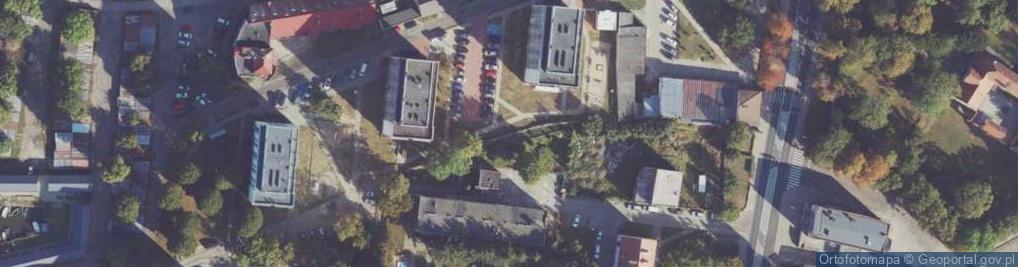 Zdjęcie satelitarne Mur historyczny