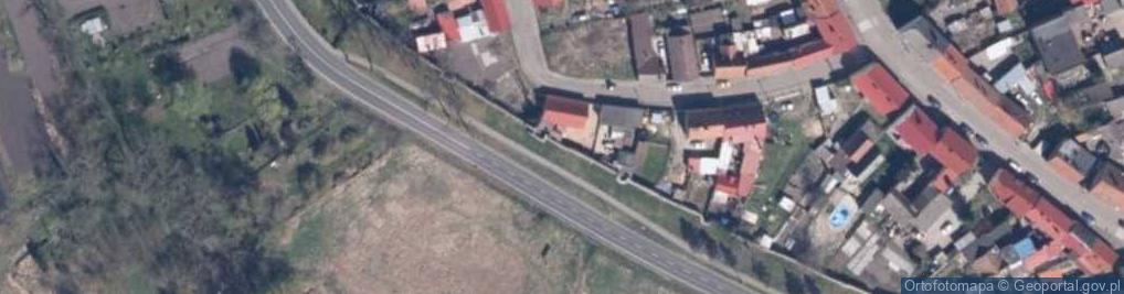 Zdjęcie satelitarne Mur historyczny