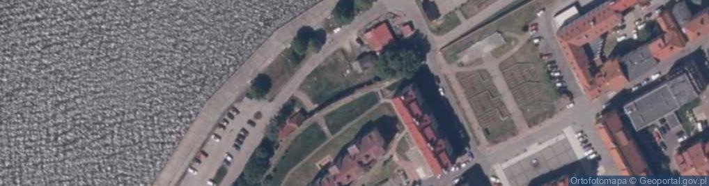 Zdjęcie satelitarne Mur historyczny