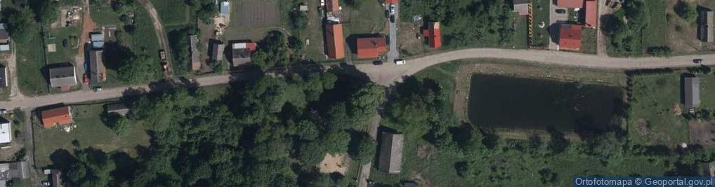 Zdjęcie satelitarne Mur historyczny