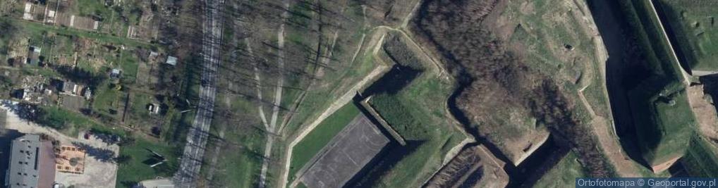 Zdjęcie satelitarne Mur historyczny