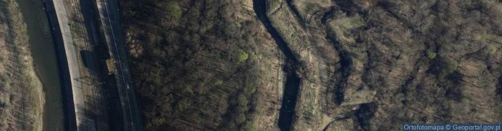 Zdjęcie satelitarne Mur historyczny