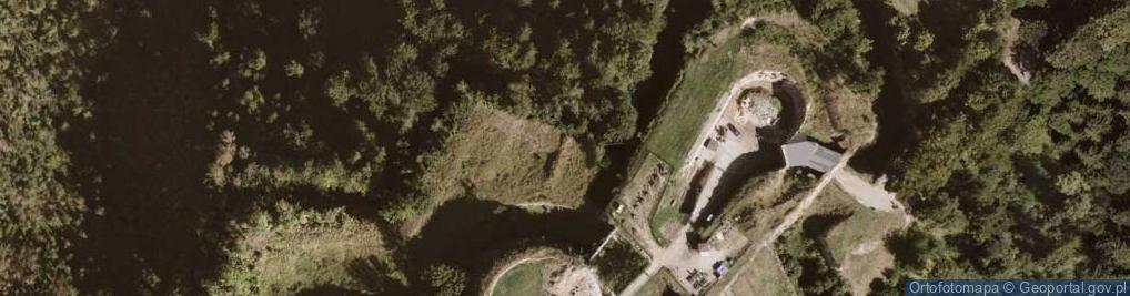 Zdjęcie satelitarne Mur historyczny