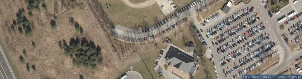 Zdjęcie satelitarne Mur historyczny