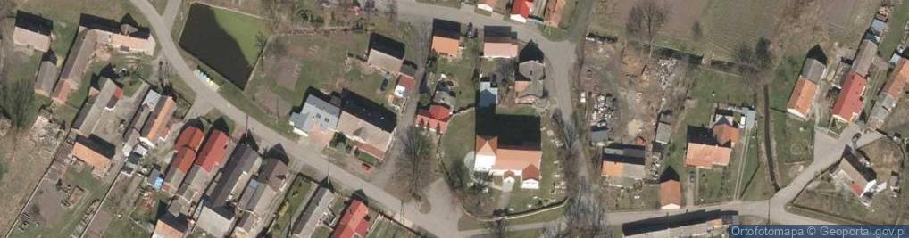 Zdjęcie satelitarne Mur historyczny