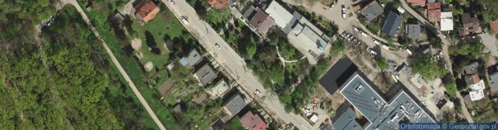 Zdjęcie satelitarne Mur historyczny