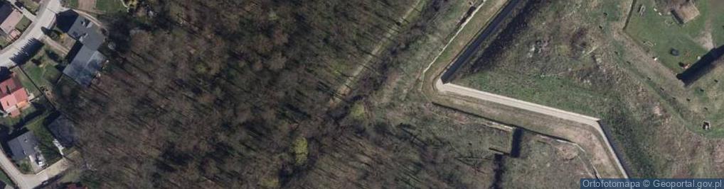 Zdjęcie satelitarne Mur historyczny