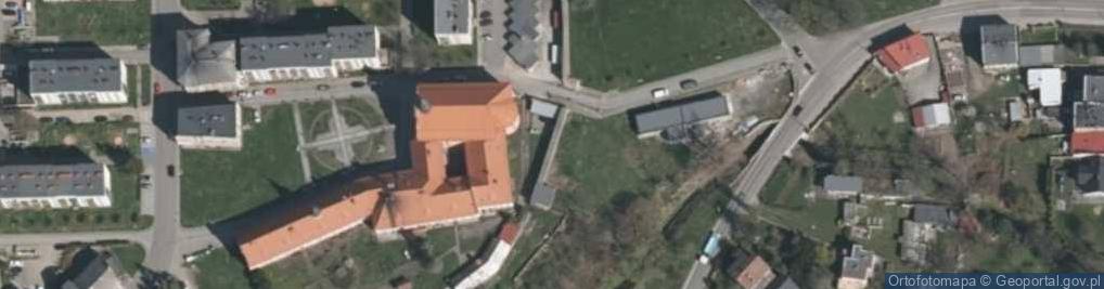 Zdjęcie satelitarne Mur historyczny