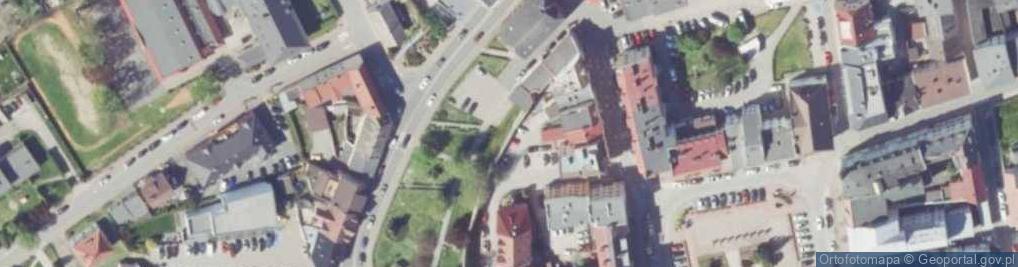 Zdjęcie satelitarne Mur historyczny