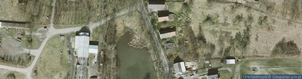 Zdjęcie satelitarne Mur historyczny