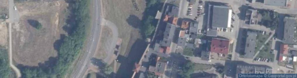 Zdjęcie satelitarne Mur historyczny