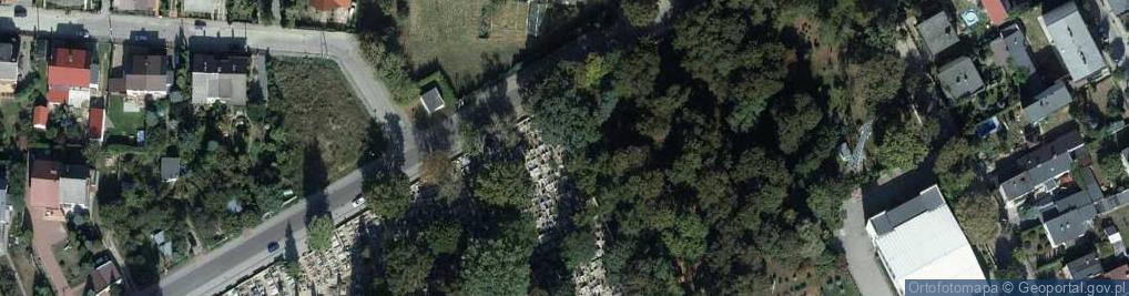 Zdjęcie satelitarne Mur historyczny