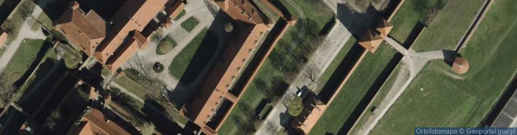 Zdjęcie satelitarne Mur historyczny