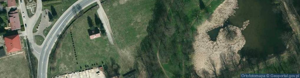 Zdjęcie satelitarne Mur historyczny