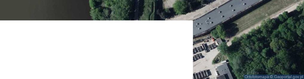 Zdjęcie satelitarne Mur historyczny