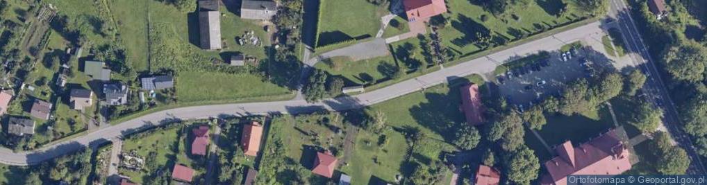 Zdjęcie satelitarne Mur historyczny