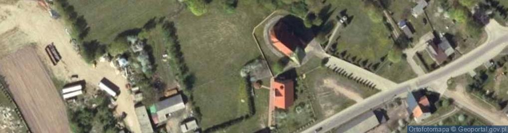 Zdjęcie satelitarne Mur historyczny