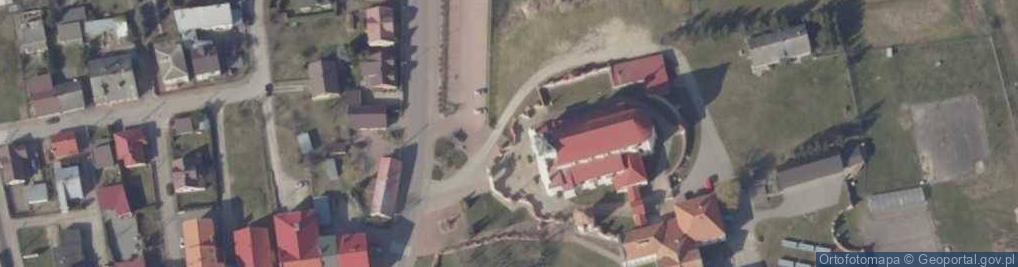 Zdjęcie satelitarne Mur historyczny