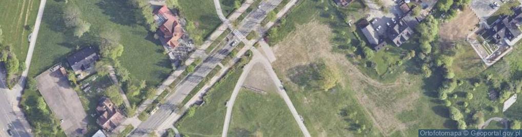 Zdjęcie satelitarne Napis Zakopane