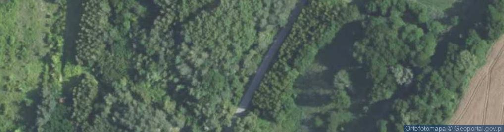 Zdjęcie satelitarne Odsłonięcie opok Turonu