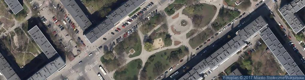Zdjęcie satelitarne Plac gen. Józefa Hallera w Warszawie