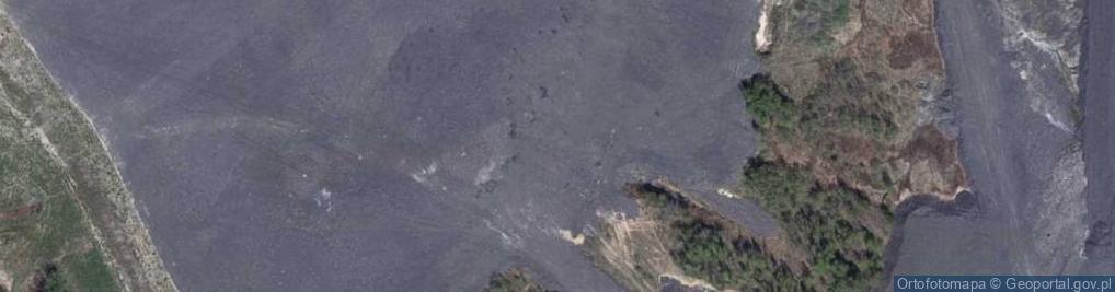 Zdjęcie satelitarne Pogórnicze tereny zdegradowane - deformacje powierzchni terenu