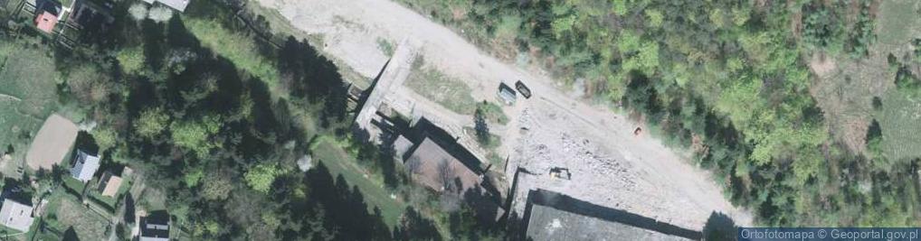 Zdjęcie satelitarne Ruiny HPR Porąbka-Kozubnik